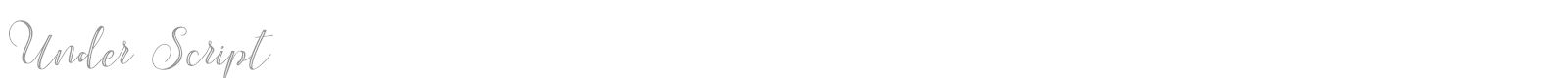 Under Script font preview